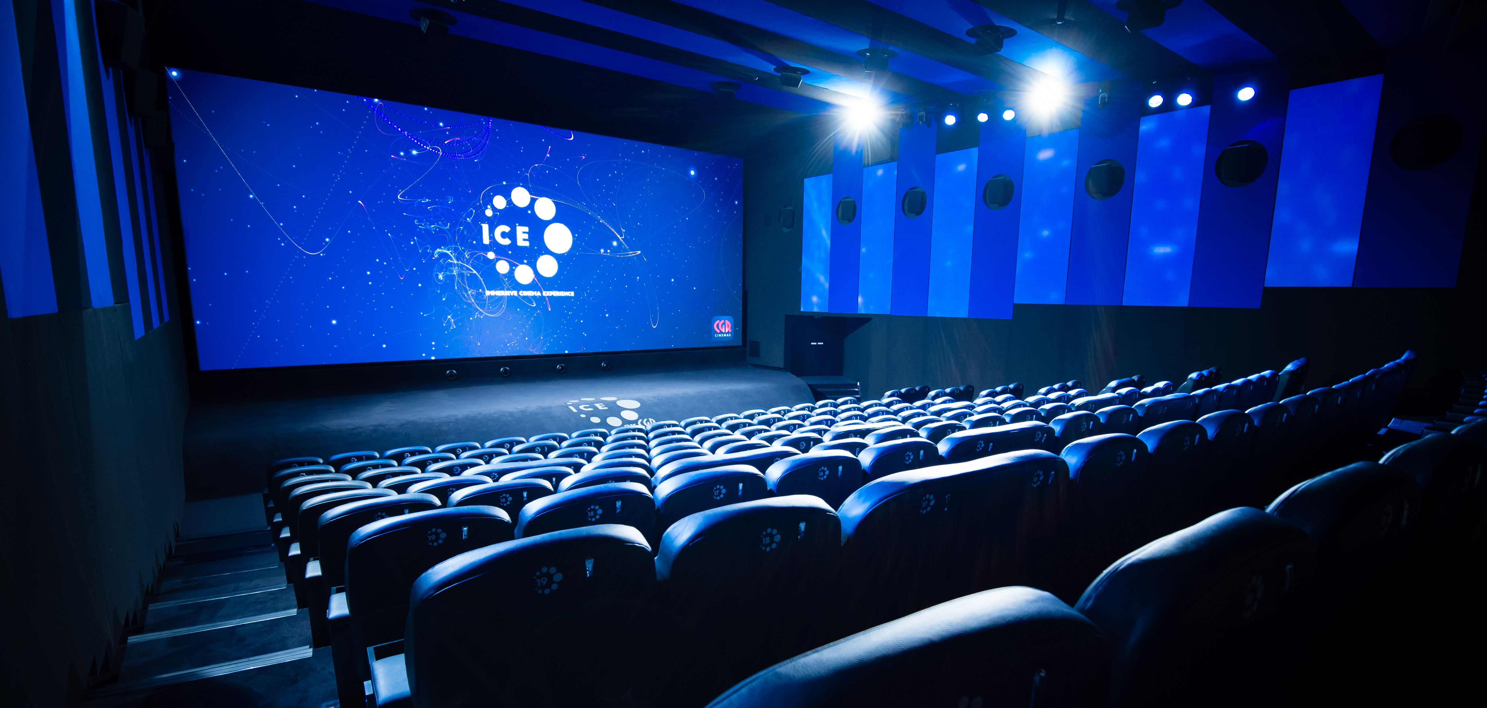 Cinematic movie theater experience showcasing NITER's premium entertainment quality